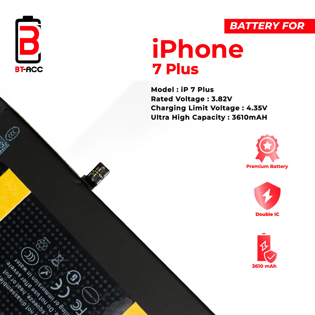 BT-ACC Baterai Ultra High Capacity iPhone 7 Plus (3610mAh) - Gambar 4