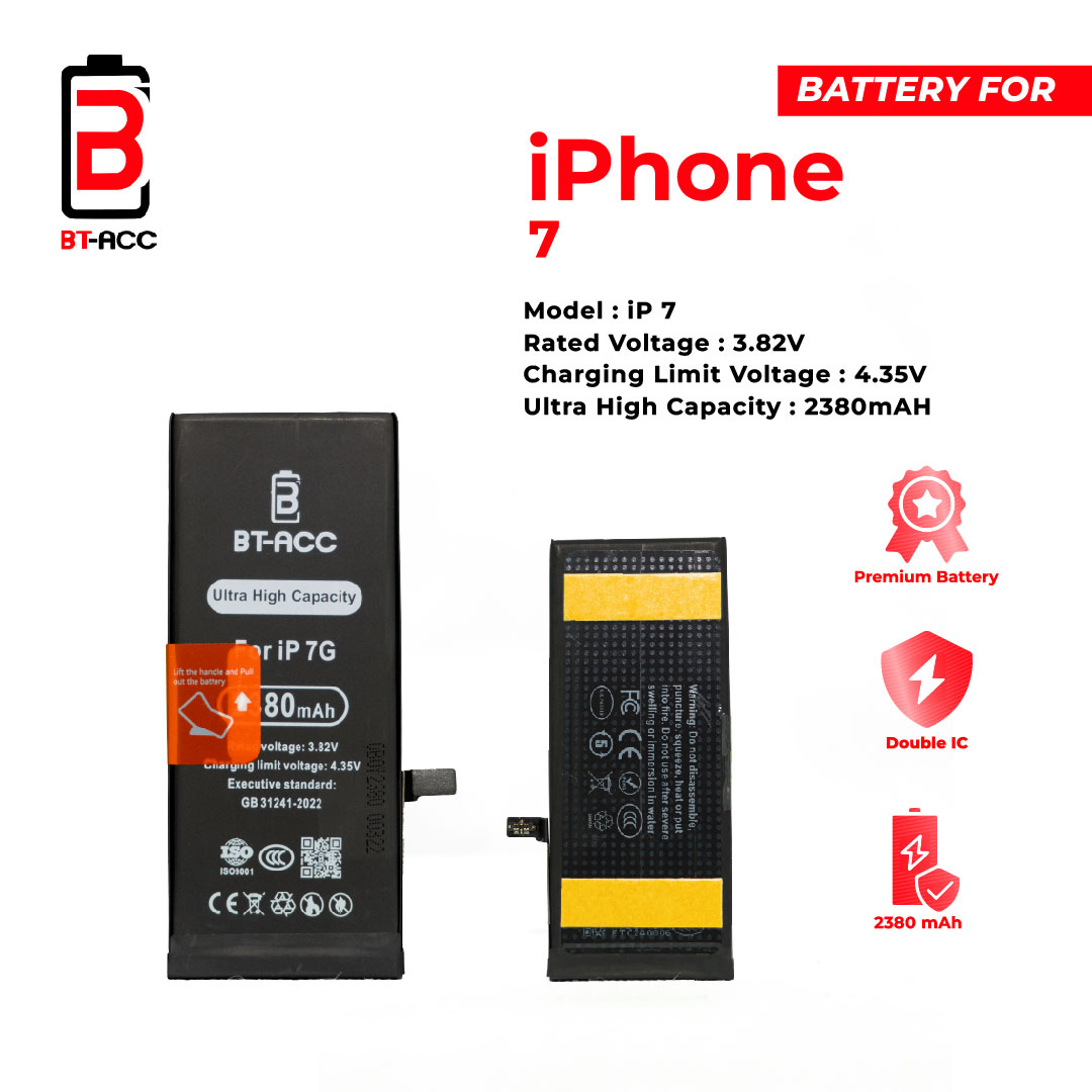 BT-ACC Baterai Ultra High Capacity iPhone 7 (2380mAh) - Image 3