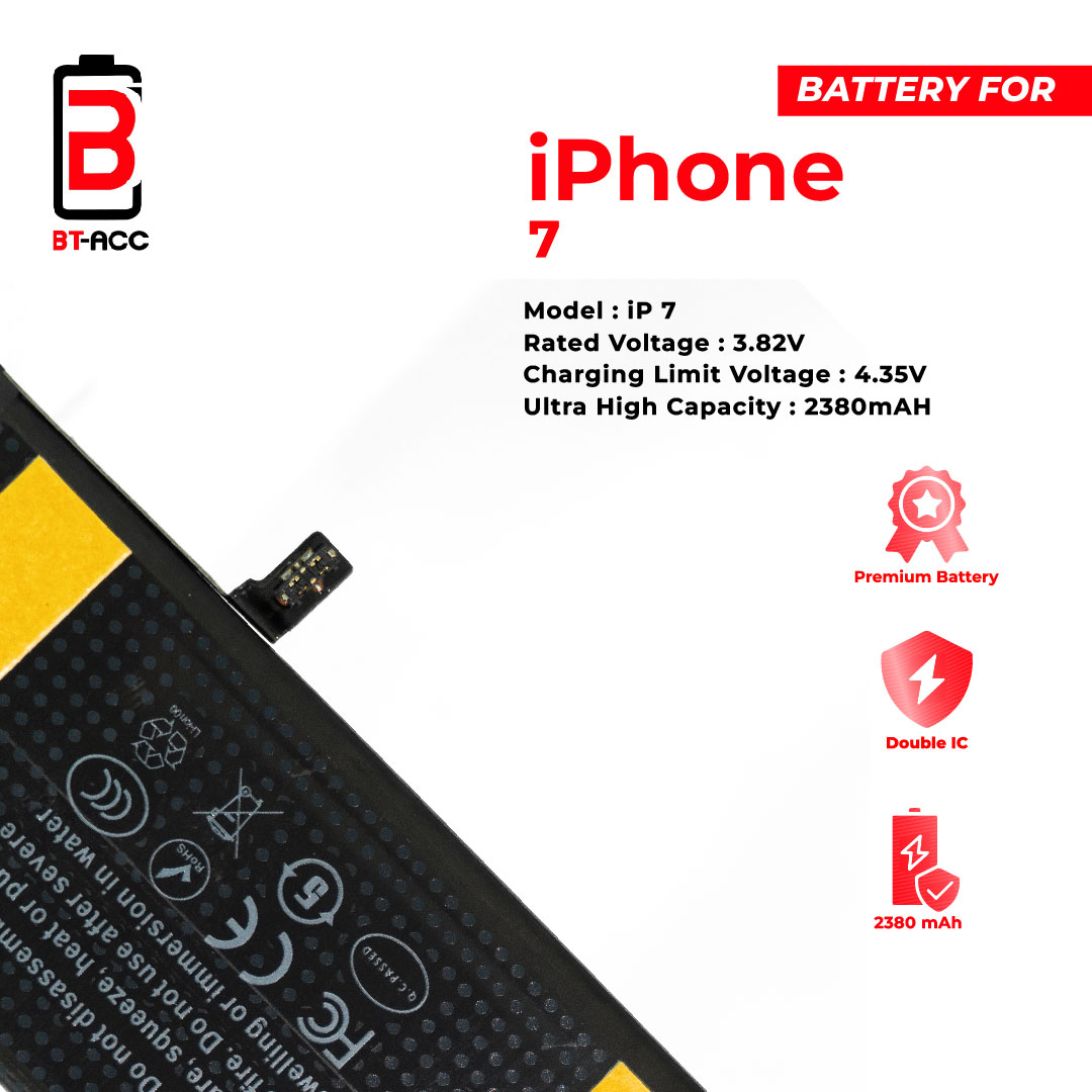 BT-ACC Baterai Ultra High Capacity iPhone 7 (2380mAh) - Image 5