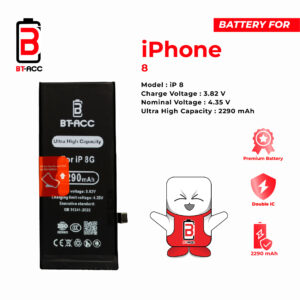 BT-ACC Baterai Ultra High Capacity iPhone 8 (2290mAh)