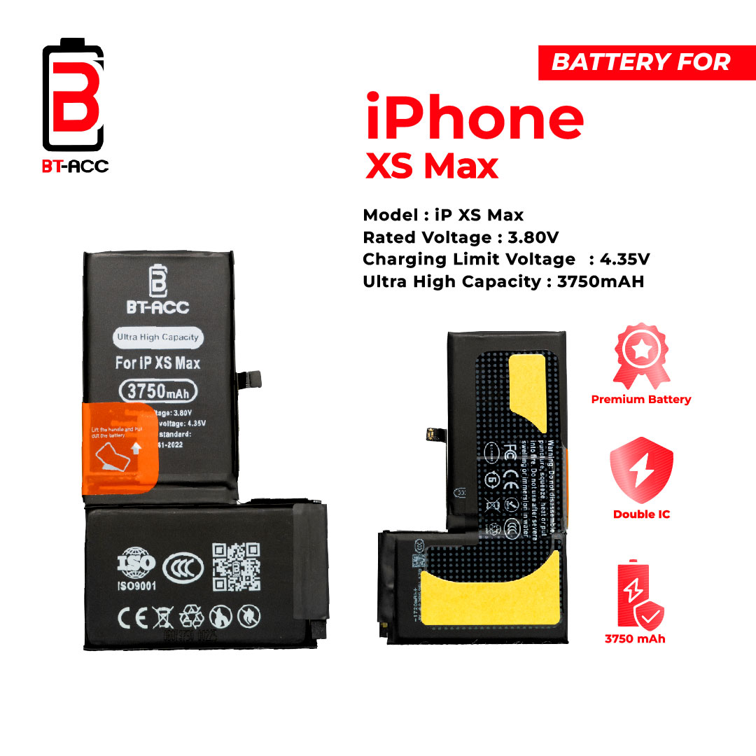 BT-ACC Baterai Ultra High Capacity For iPhone XS Max (3750mAh) - Image 3