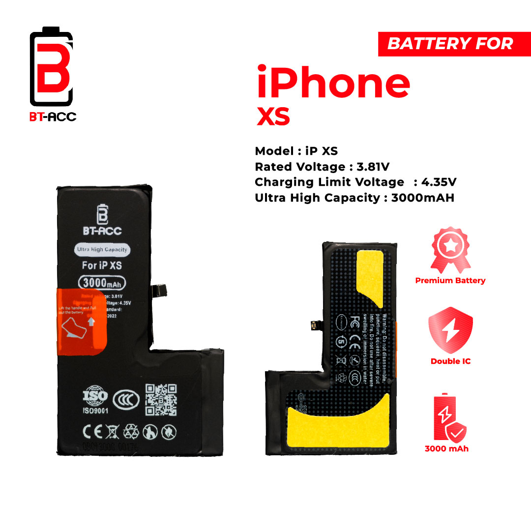 BT-ACC Baterai Ultra High Capacity For iPhone XS (3000mAh) - Image 2