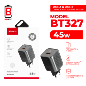 BT-ACC Adaptor Charger 45W Dual USB - BT327