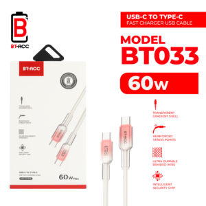 BT-ACC BT033 Kabel Data 60W USB-C To USB-C