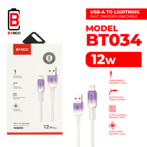 BT-ACC BT034 Kabel Data 12W USB-A To Lightning
