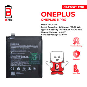 BT-ACC Baterai One Plus 8 Pro / BLP759