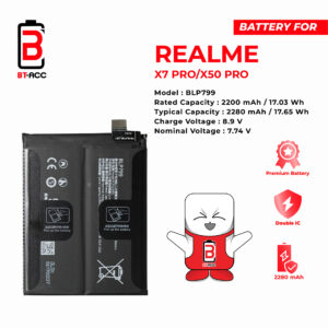BT-ACC Baterai Realme X Pro / X3 Pro / BLP799
