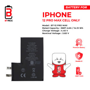 BT-ACC Baterai iPhone 12 Pro Max Cell Only (3687 mAh)