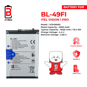 BT-ACC Baterai Itel BL- 49FI / Vision 1 Pro