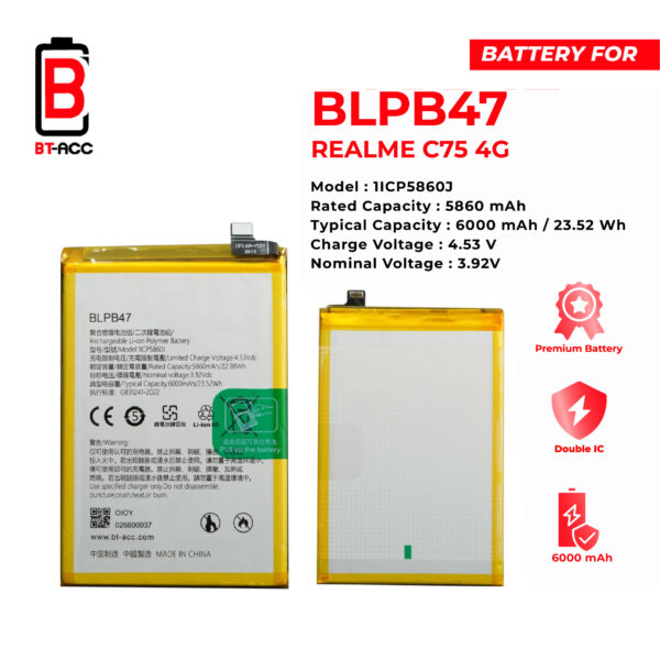 BT-ACC Baterai Realme C61 / BLPB21 - Image 2