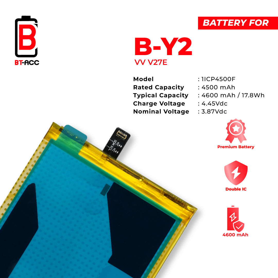 BT-ACC Baterai Vivo V27E / B-Y2 - Gambar 3