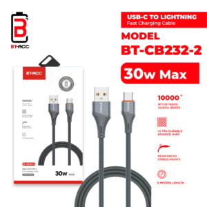 BT-ACC BT-CB232 Kabel Data For USB-A to Type-C 30W PD Fast Charging 2m