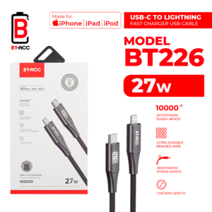 BT-ACC BT226 Kabel Data USB-C to Lightning 27W (Support MFI)