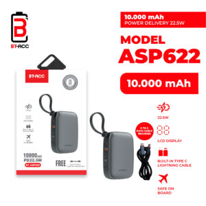 BT-ACC BT-ASP622 Power Bank 10000mAh 22.5W Fast Charging