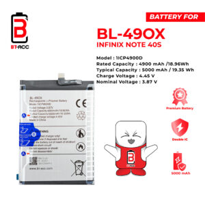 BT-ACC Baterai Infinix Note 40s / BL-49OX