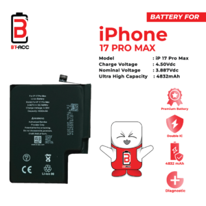 BT-ACC iPhone 17 Pro Max (4832 mAh)