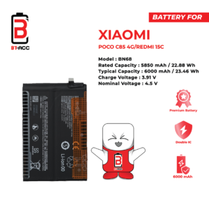 BT-ACC Baterai Poco C85 4G / Redmi 15C / BN68