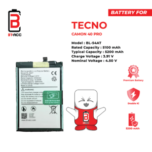 BT-ACC Baterai Tecno Camon 40 Pro / BL-54AT