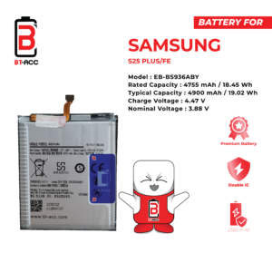 BT-ACC Baterai Samsung S25 Plus / S25 FE / EB-BS936ABY