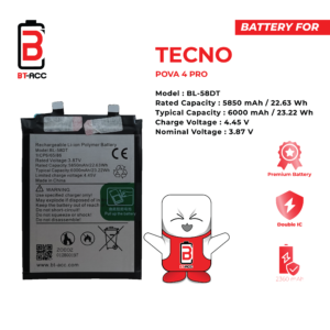 BT-ACC Baterai Tecno Pova 4 Pro / BL-58DT