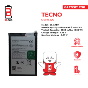 BT-ACC Baterai Tecno Spark 30C / BL-5ABT