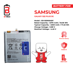 BT-ACC Baterai Samsung S22+ 5G / EB-BS906ABY