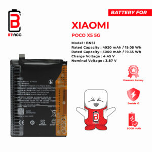 BT-ACC Baterai Poco X5 5G / Redmi Note 12 5G / BN5J