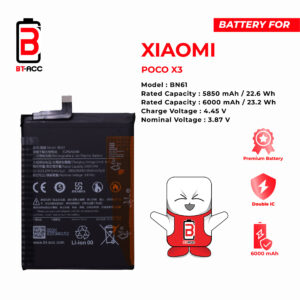 BT-ACC Baterai Poco X3 / BN61