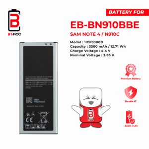BT-ACC Baterai Samsung Galaxy Note 4 / N910C / EB-BN910BBE