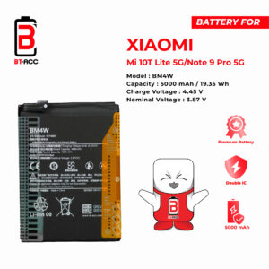 BT-ACC Baterai Mi 10T Lite 5G / Xiaomi Note 9 Pro 5G / BM4W