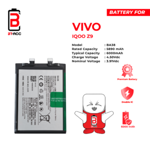 BT-ACC Baterai Vivo IQOO Z9 / BA38
