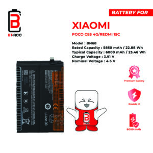 BT-ACC Baterai Poco C85 4G / Redmi 15C / BN68