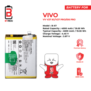 BT-ACC Baterai Vivo V27 5G / V27 Pro / S16 Pro / B-X7